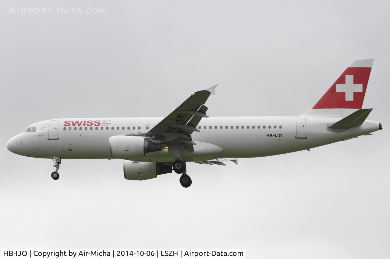 HB-IJO, 1997 Airbus A320-214 C/N 673, Swissair