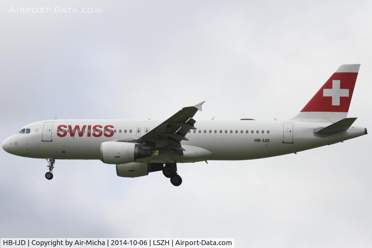 HB-IJD, 1995 Airbus A320-214 C/N 553, Swissair