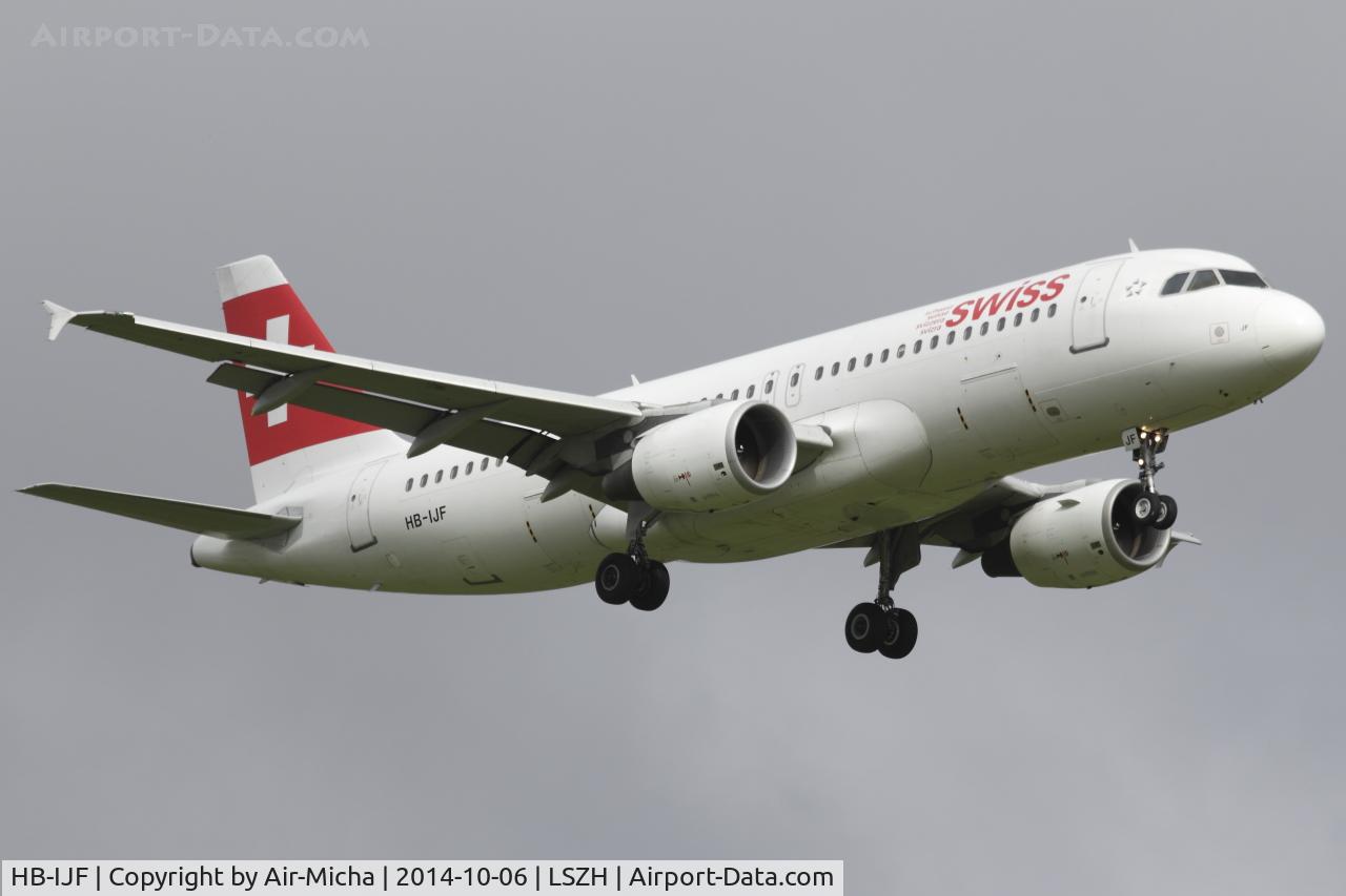 HB-IJF, 1995 Airbus A320-214 C/N 562, Swissair