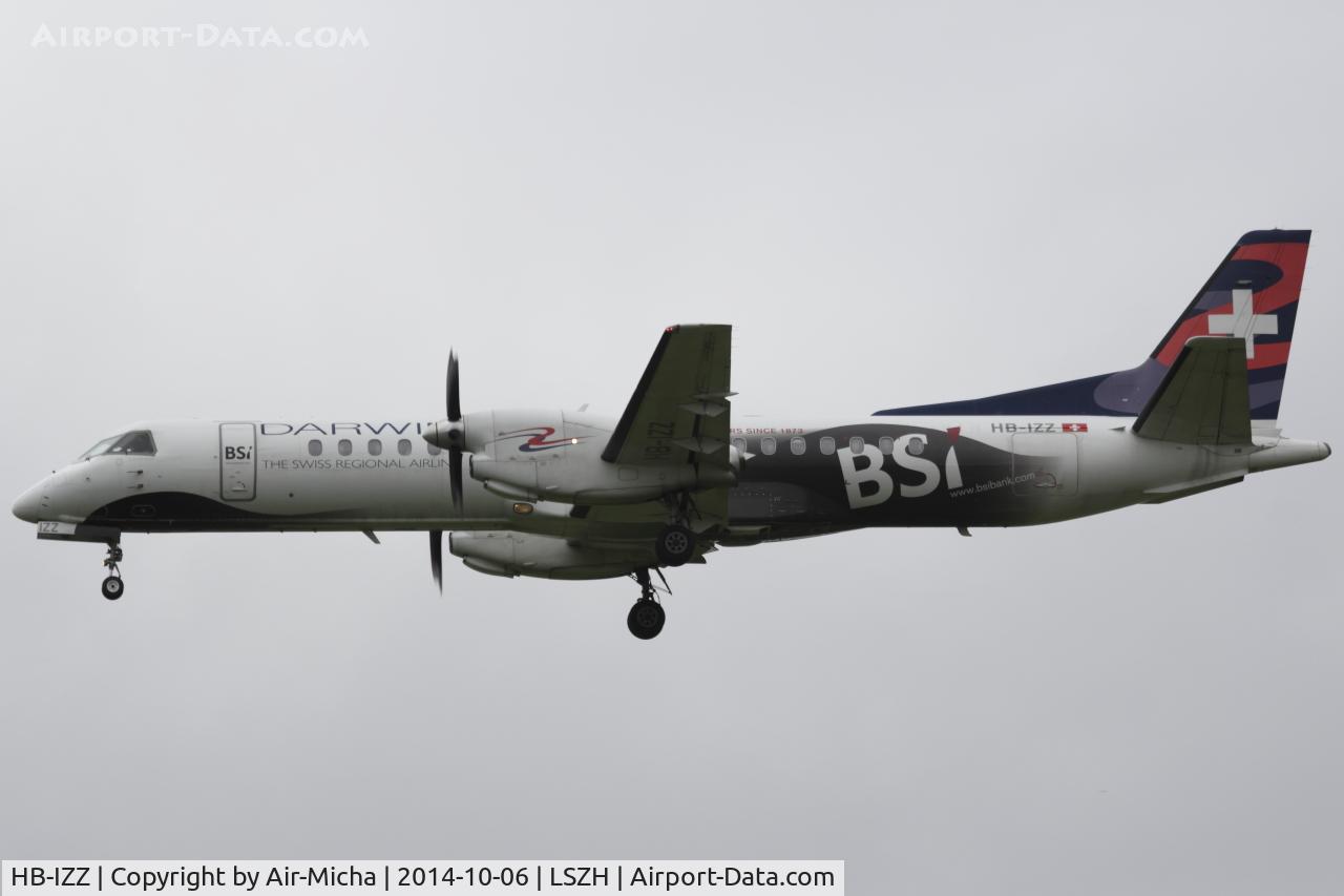 HB-IZZ, 1997 Saab 2000 C/N 2000-048, Etihad Regional