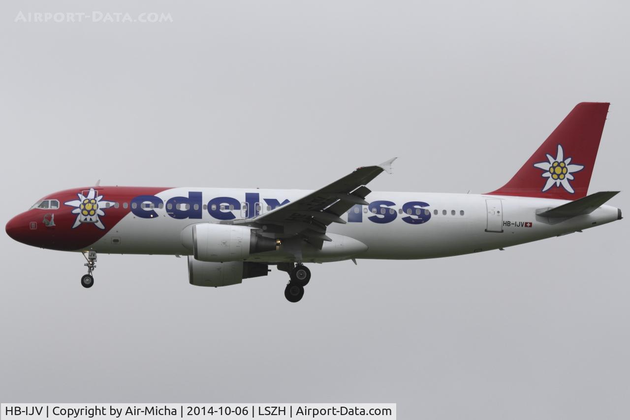 HB-IJV, 2003 Airbus A320-214 C/N 2024, Edelweiss