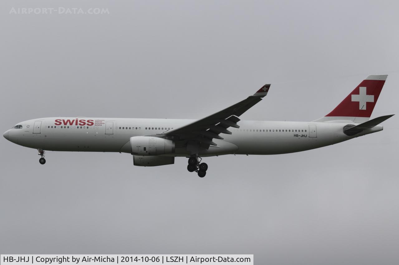 HB-JHJ, 2010 Airbus A330-343X C/N 1188, Swissair