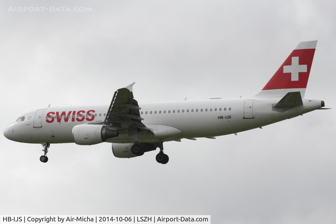 HB-IJS, 1998 Airbus A320-214 C/N 782, Swissair