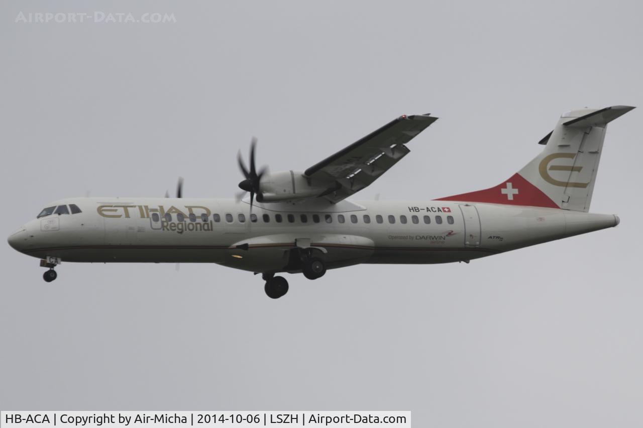 HB-ACA, 2001 ATR 72-500 C/N 660, Etihad Regional