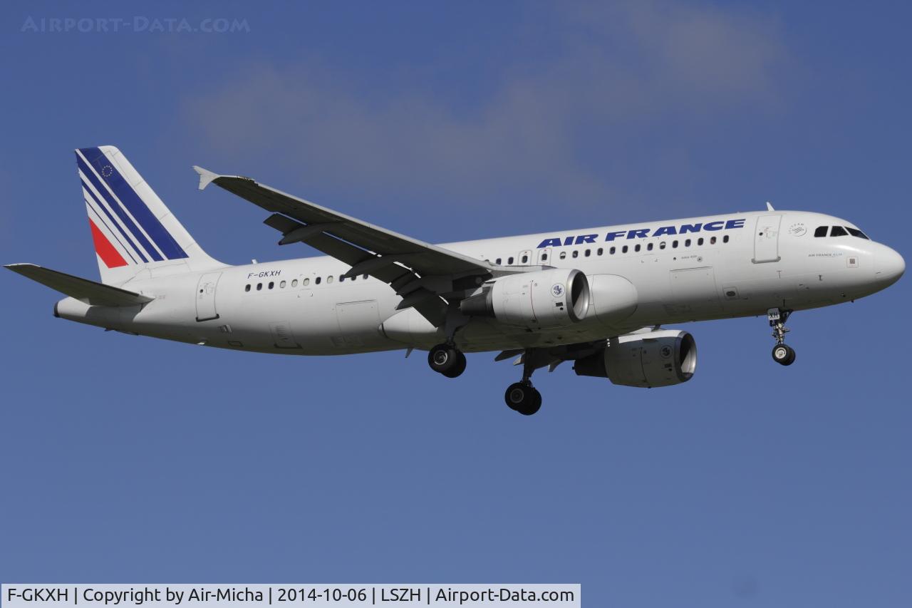 F-GKXH, 2002 Airbus A320-214 C/N 1924, Air France