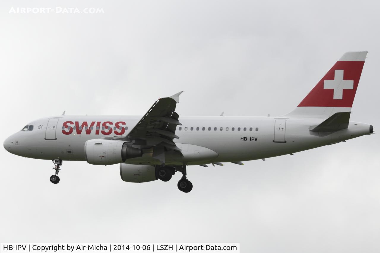 HB-IPV, 1996 Airbus A319-112 C/N 578, Swissair