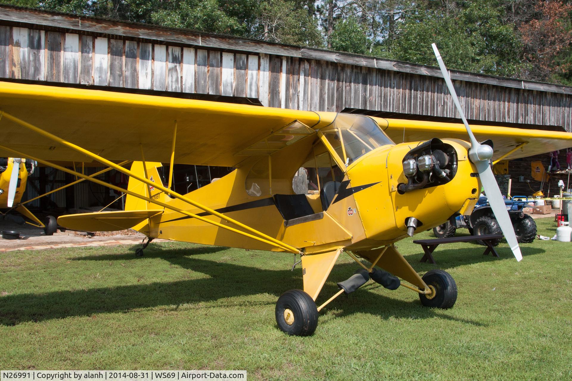 N26991, 1940 Piper J3C-75 C/N 4285, At Log Cabin airport