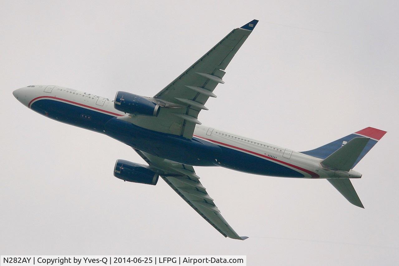 N282AY, 2009 Airbus A330-243 C/N 1069, Airbus A330-243, Take off rwy 27L, Roissy Charles De Gaulle airport (LFPG-CDG)
