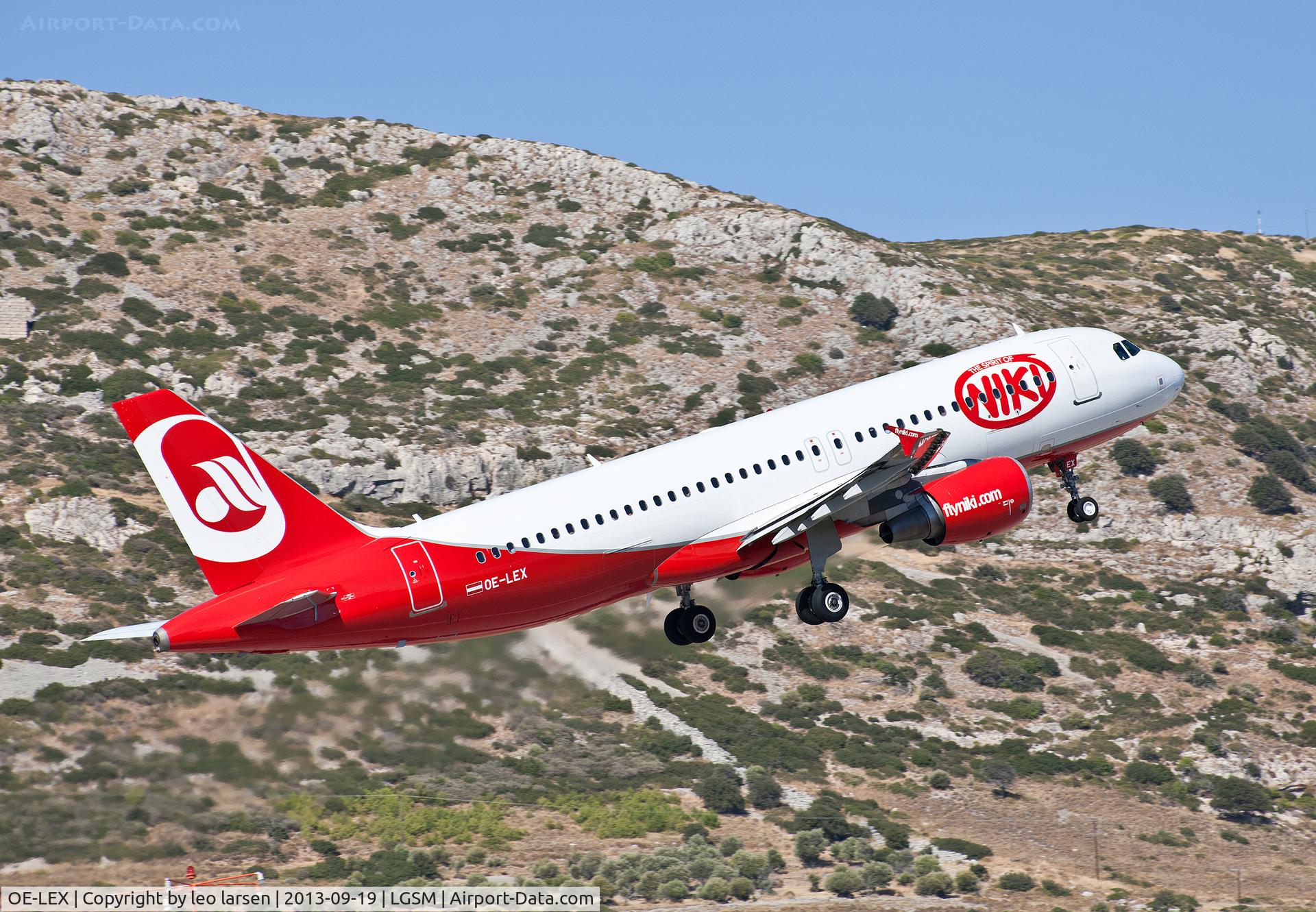 OE-LEX, 2006 Airbus A320-214 C/N 2867, SMI Samos 19.9.13