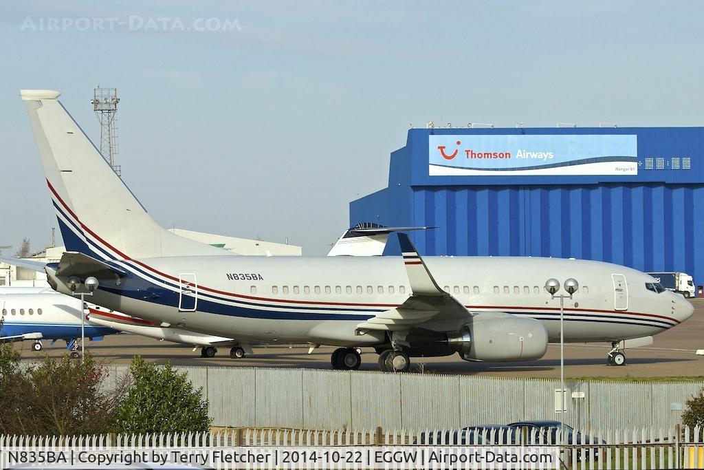 N835BA, 2001 Boeing 737-7BC C/N 30572, 2001 Boeing 737-7BC, c/n: 30572 at Luton