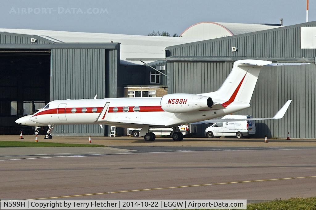 N599H, 2003 Gulfstream Aerospace V-SP G550 C/N 5016, 2003 Gulfstream G550, c/n: 5016 at Luton