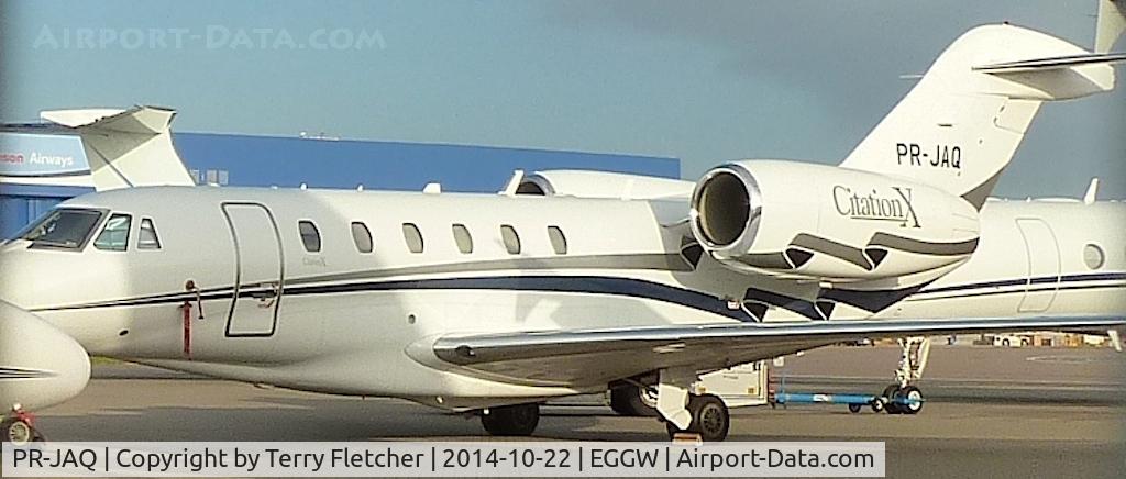 PR-JAQ, 1999 Cessna 750 Citation X Citation X C/N 750-0060, 1999 Cessna 750, c/n: 750-0060 at Luton