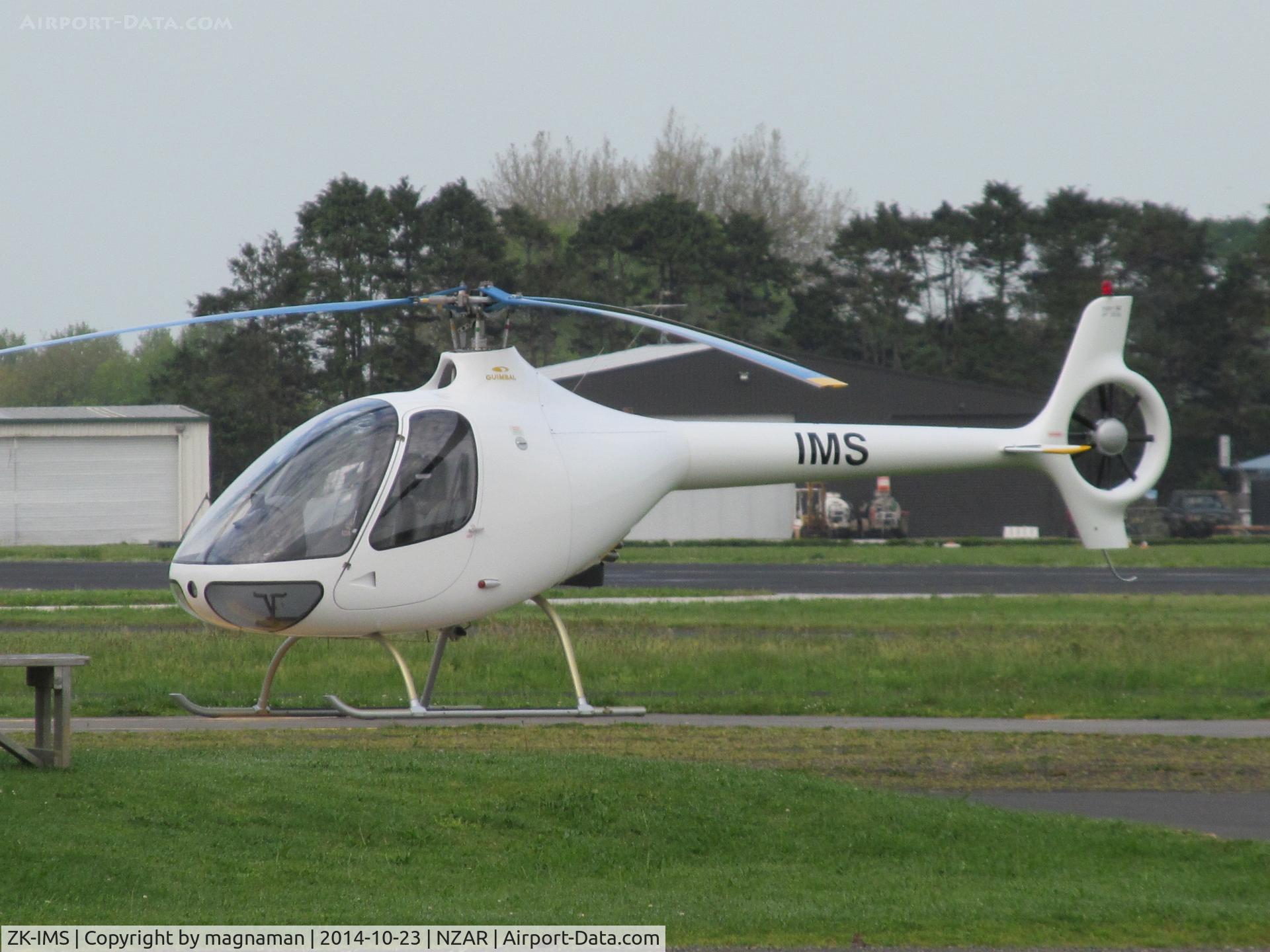 ZK-IMS, 2012 Guimbal Cabri G2 C/N 1036, better shot today - bit closer