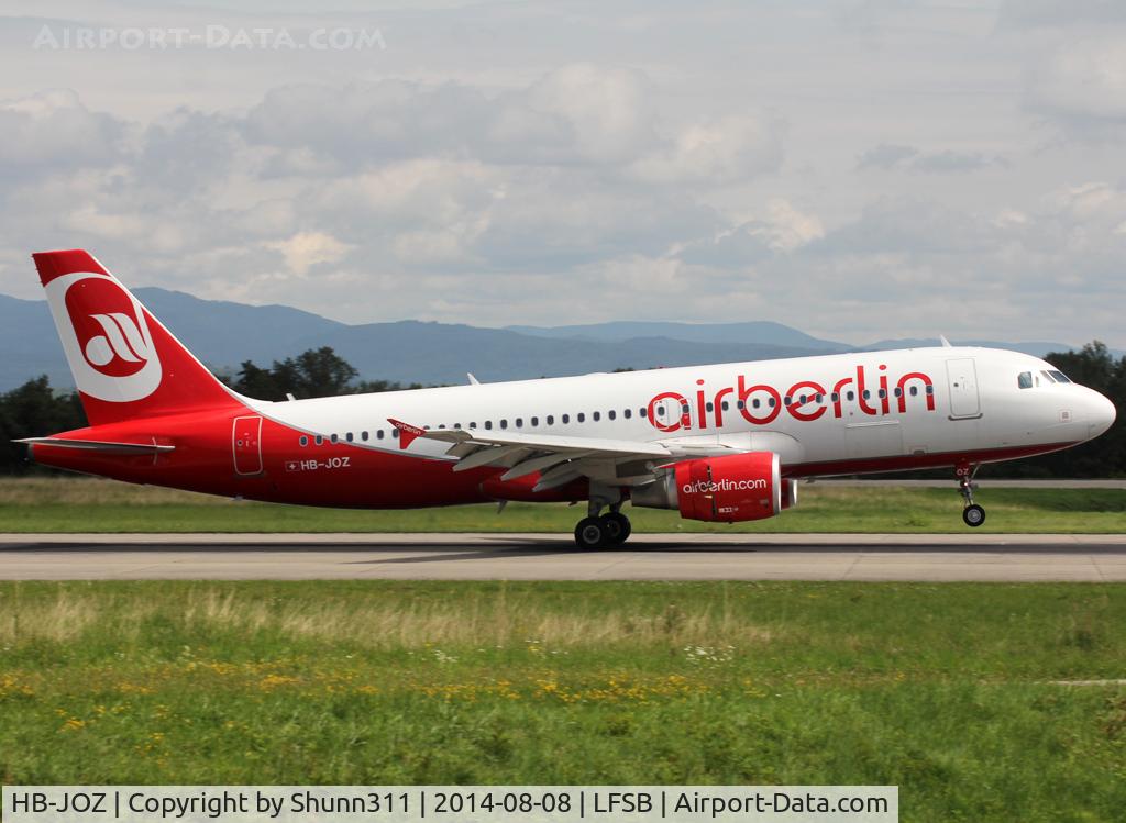 HB-JOZ, 2011 Airbus A320-214 C/N 4631, Landing rwy 16