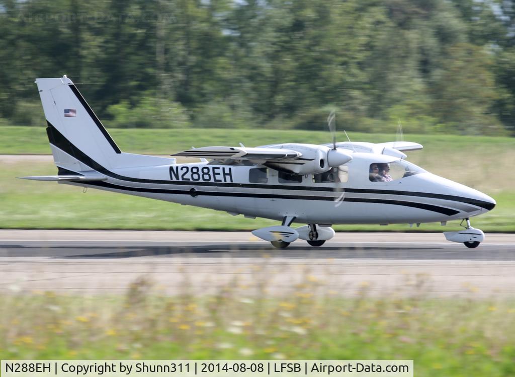 N288EH, 1984 Partenavia P-68C-TC C/N 346-32-TC, Landing rwy 16