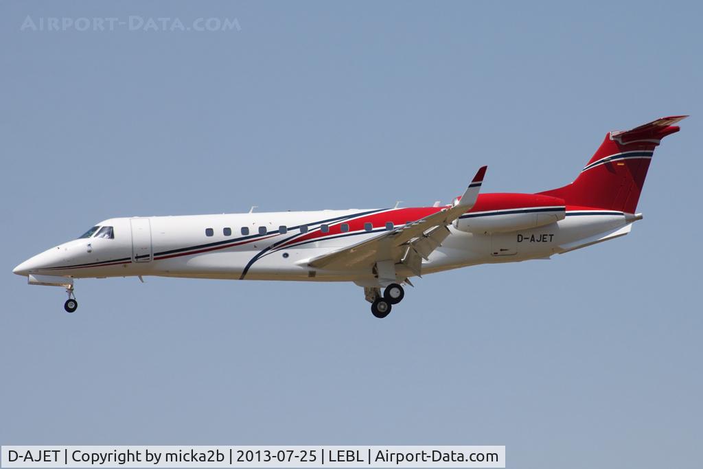 D-AJET, 2012 Embraer EMB-135BJ Legacy 600 C/N 14501166, Landing