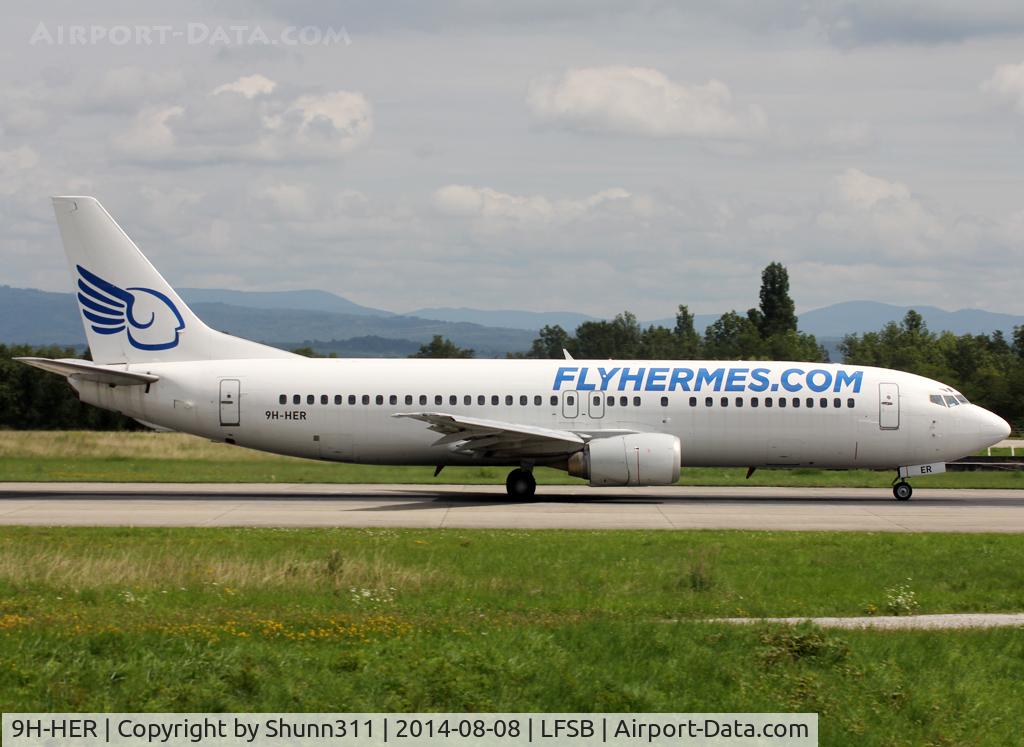9H-HER, 1990 Boeing 737-4K5 C/N 24901, Taking off rwy 16
