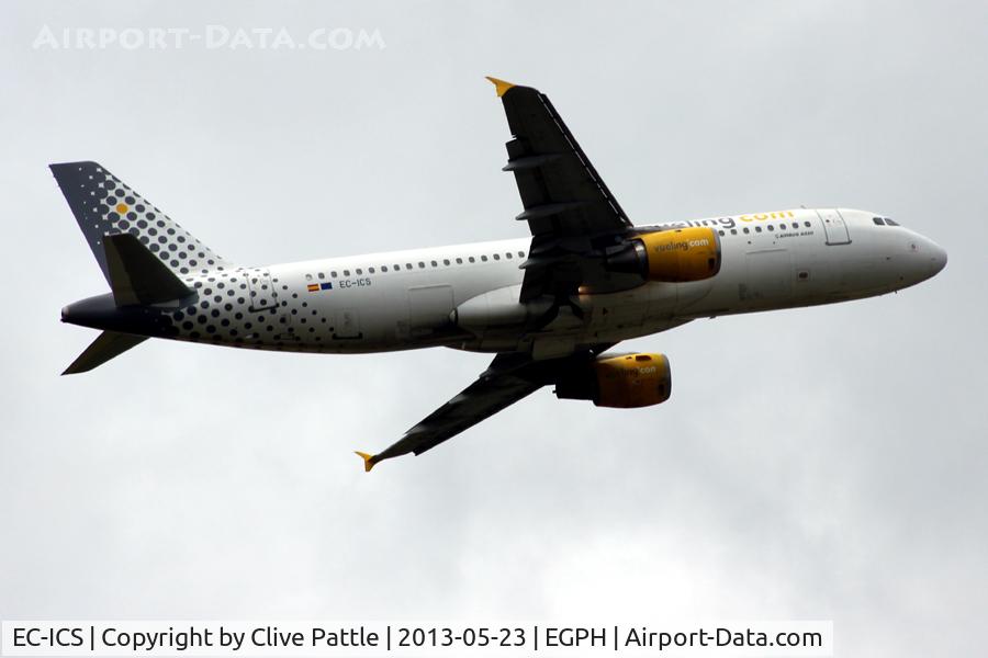 EC-ICS, 1991 Airbus A320-211 C/N 0241, Departure from Edinburgh EGPH