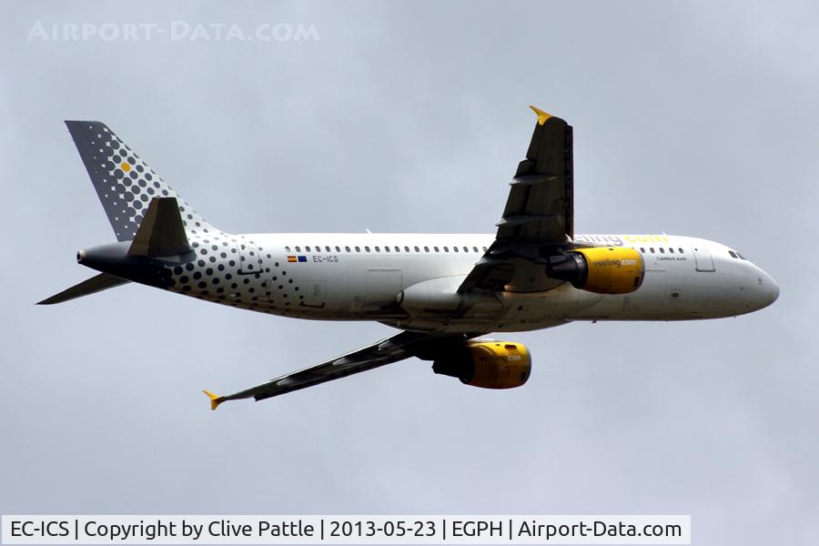 EC-ICS, 1991 Airbus A320-211 C/N 0241, Departure from Edinburgh EGPH