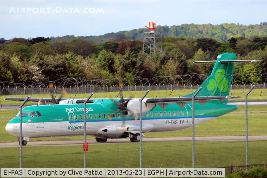 EI-FAS, 2013 ATR 72-600 (72-212A) C/N 1083, Arrival at Edinburgh