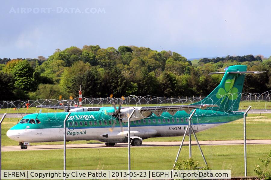 EI-REM, 2007 ATR 72-212A C/N 760, Arrival at Edinburgh