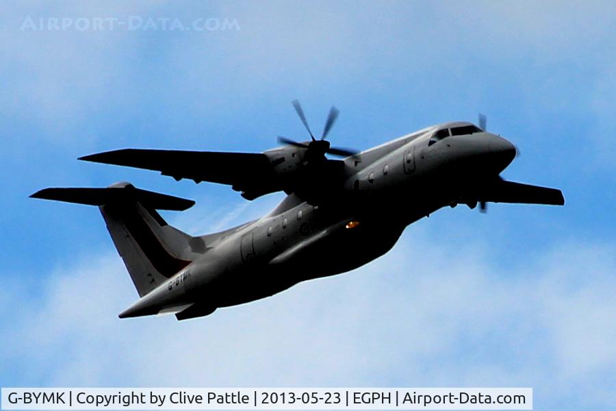 G-BYMK, 1996 Dornier 328-100 C/N 3062, Departure from Edinburgh