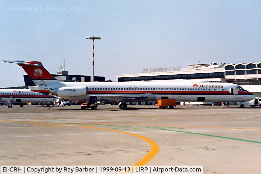 EI-CRH, 1990 McDonnell Douglas MD-83 (DC-9-83) C/N 49935, McDonnell Douglas DC-9-83 [49935] (Meridiana) Pisa~I 13/09/1999