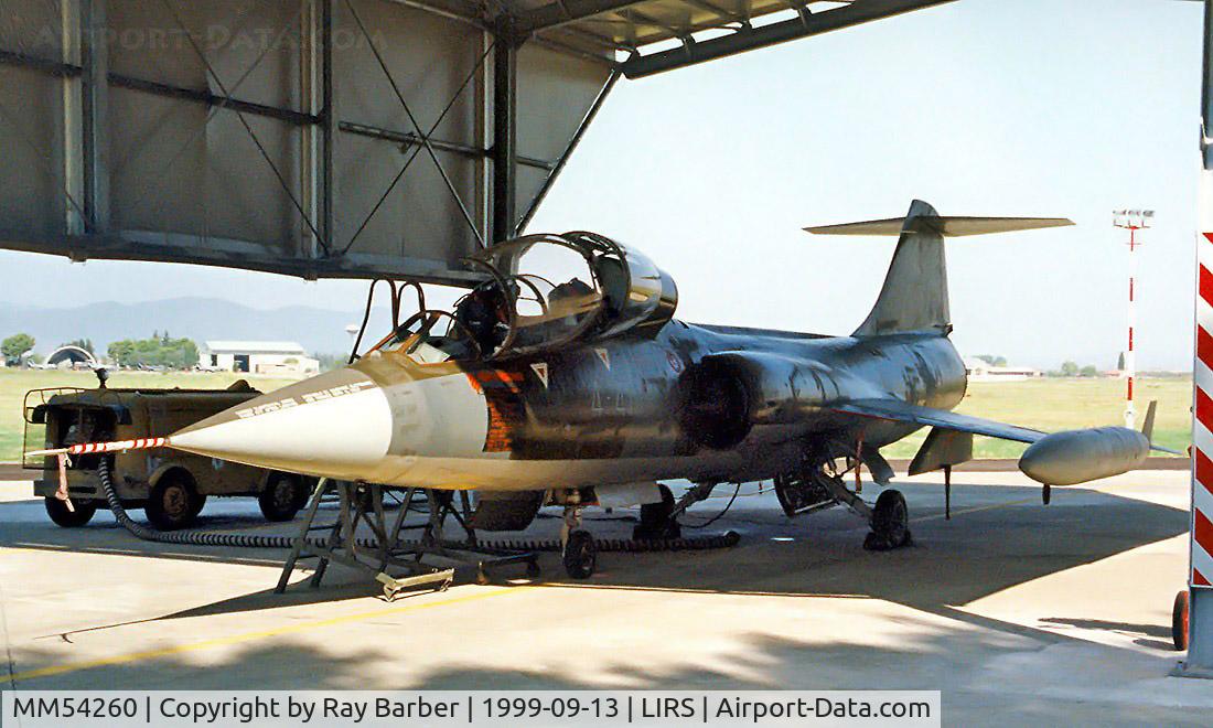 MM54260, Lockheed TF-104G Starfighter C/N 583H-5211, Lockheed TF-104G-M Starfighter [583H-5211] (Italian Air Force) Grosseto~I 13/09/1999