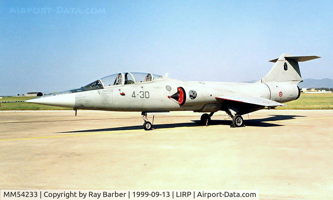 MM54233, Lockheed TF-104G Starfighter C/N 583D-5781, Lockheed TF-104G Starfighter [583D-5781] (Italian Air Force) Grosseto~I 13/09/1999