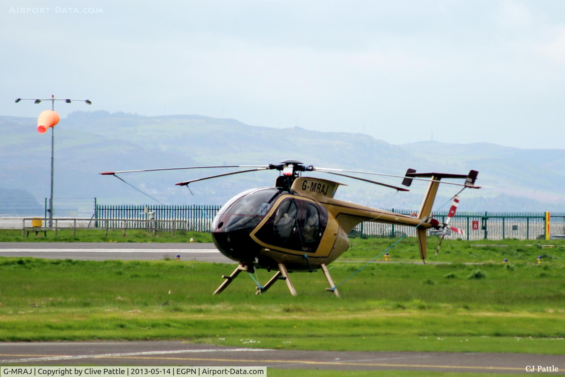 G-MRAJ, 1983 Hughes 369E C/N 0010E, Long term (and fairly static) resident at Dundee EGPN