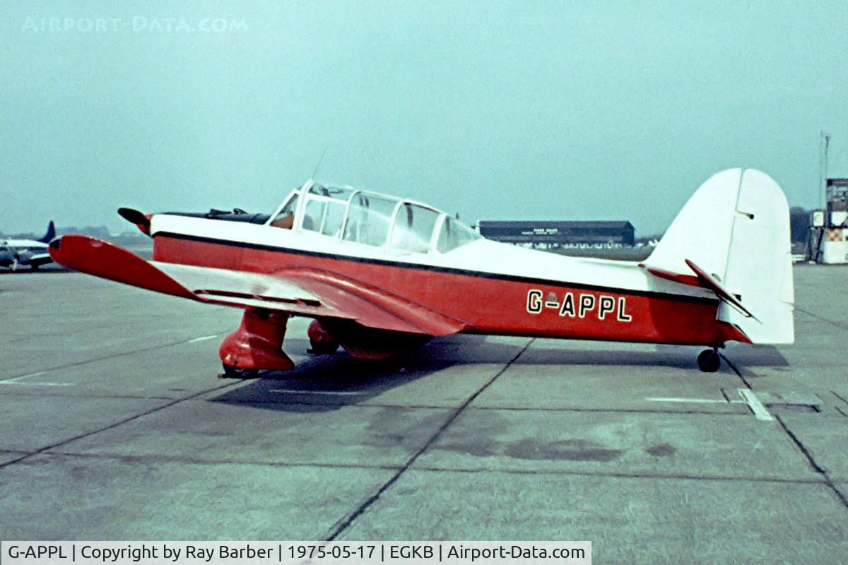 G-APPL, 1948 Percival P-40 Prentice T1 C/N PAC-013, Percival P.40 Prentice T.1 [PAC/013] Biggin Hill~G 17/05/1975