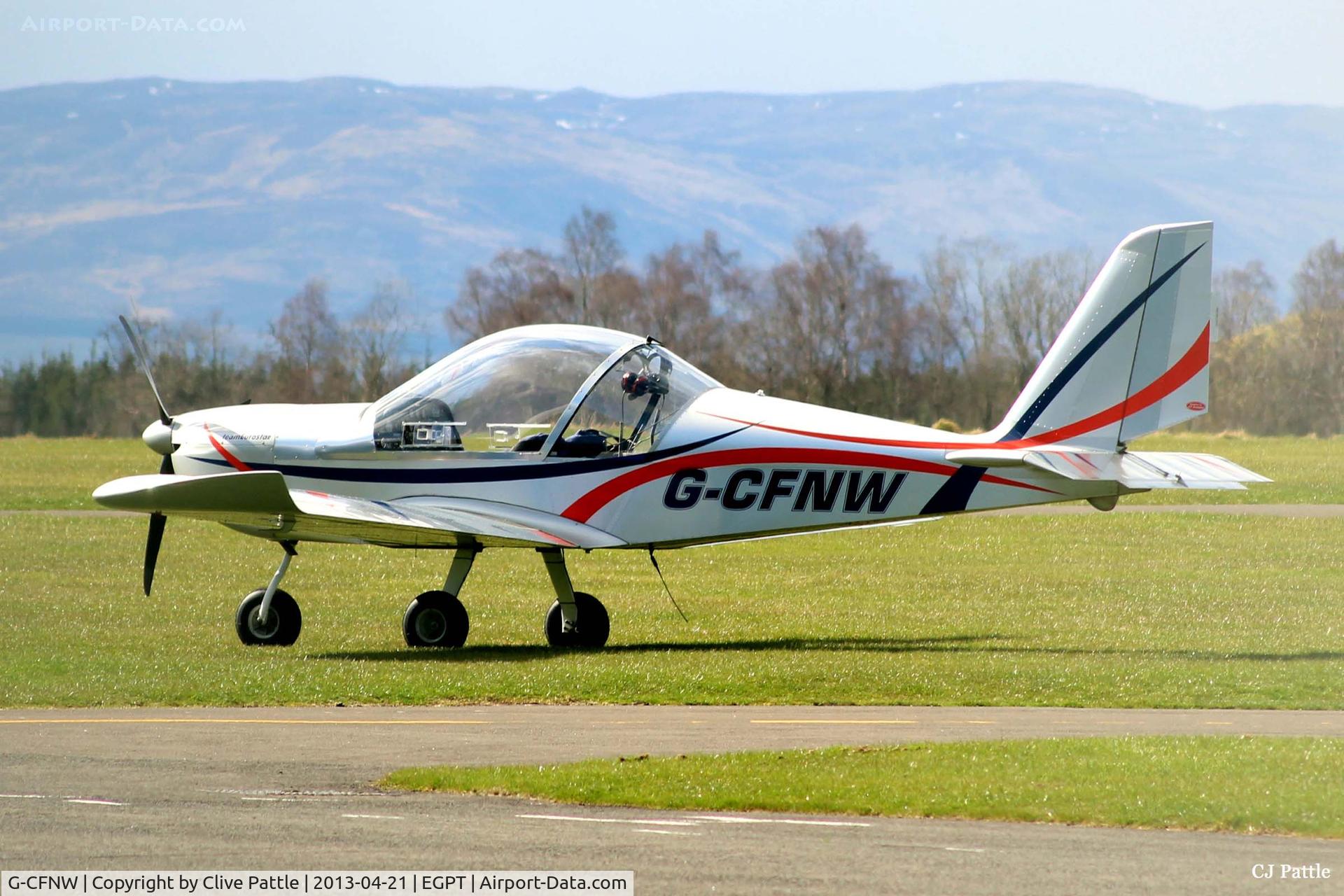 G-CFNW, 2008 Cosmic EV-97 TeamEurostar UK C/N 3317, Taxying at Perth (EGPT)