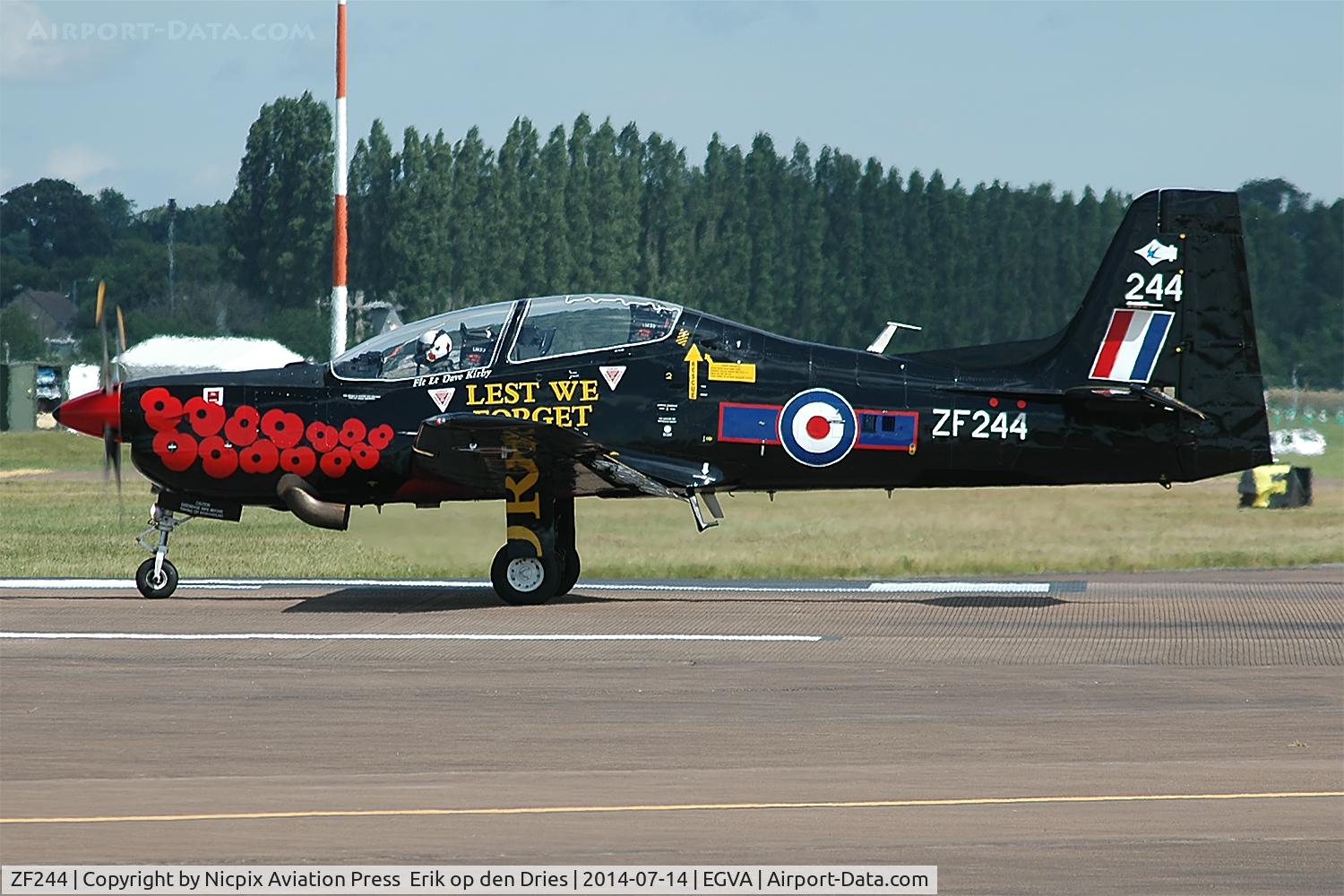 ZF244, 1990 Short S-312 Tucano T1 C/N S050/T45, ZF244 in 