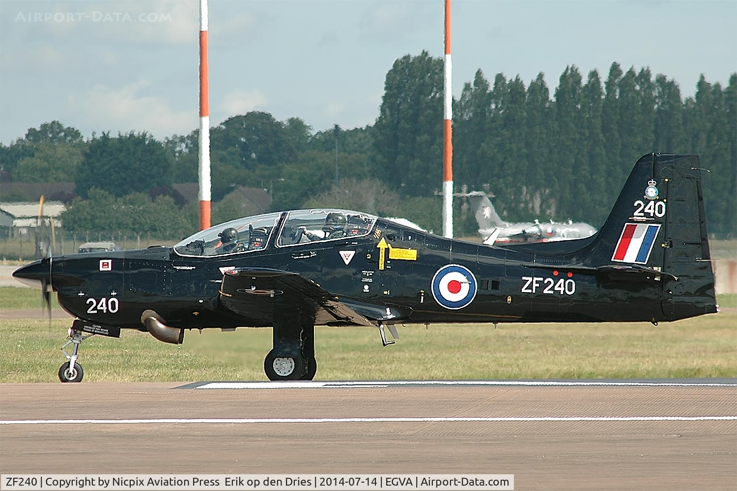 ZF240, 1990 Short S-312 Tucano T1 C/N S043/T40, Tucano T.1 ZF240 attended the RIAT-2014