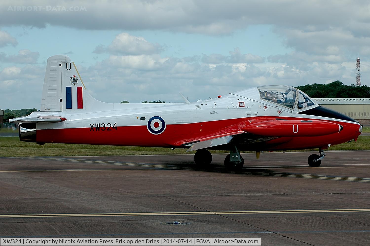XW324, 1970 BAC 84 Jet Provost T.5 C/N EEP/JP/988, This Jet Provost T.5 is still in its' military livery.