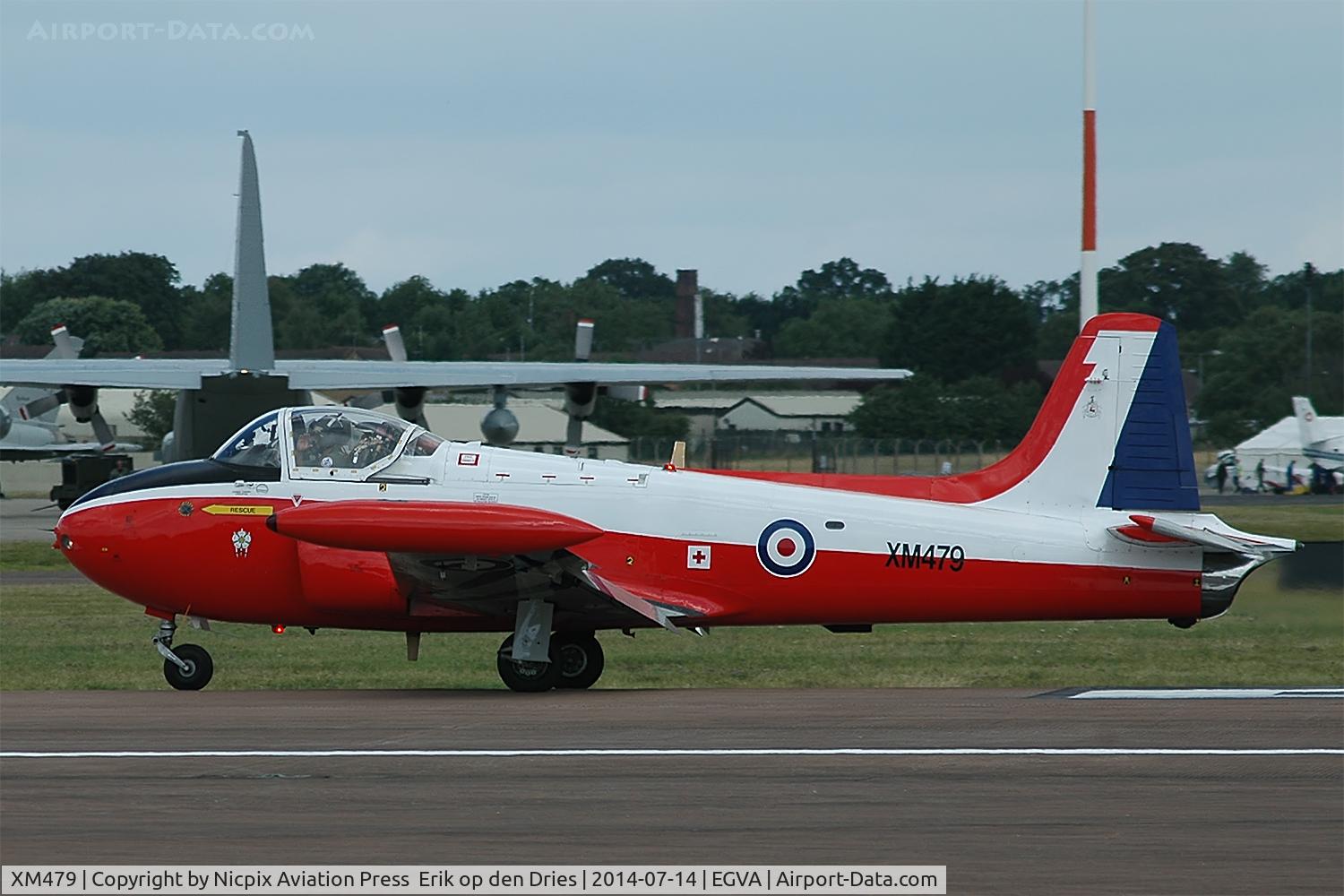XM479, 1960 Hunting P-84 Jet Provost T.3A C/N PAC/W/9287, XM-479 is civil owned and painted in a military look-alike scheme