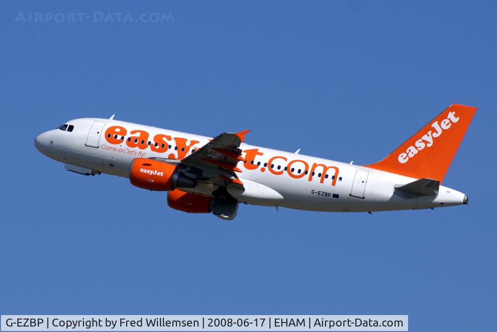 G-EZBP, 2007 Airbus A319-111 C/N 3084, EASYJET
