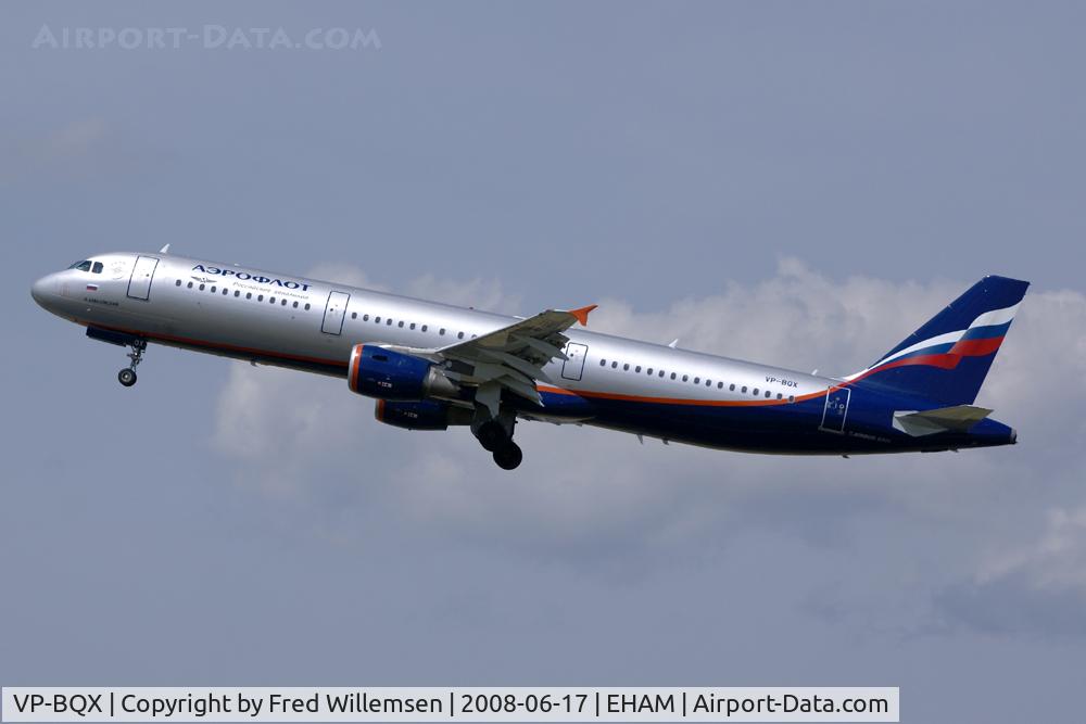 VP-BQX, 2006 Airbus A321-211 C/N 2957, AEROFLOT
