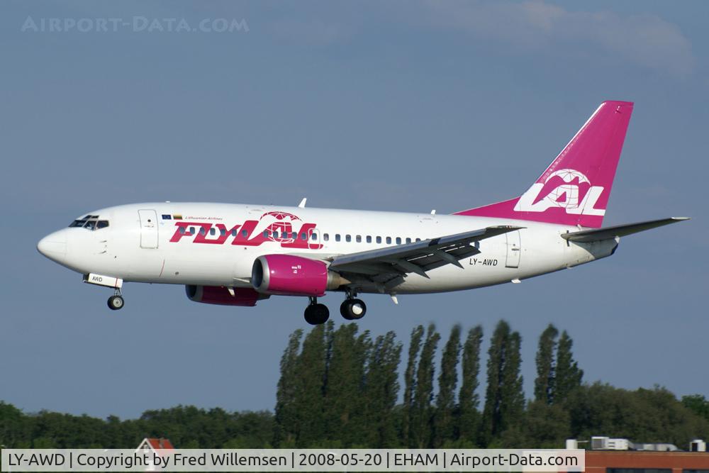 LY-AWD, 1993 Boeing 737-522 C/N 26739, LAL