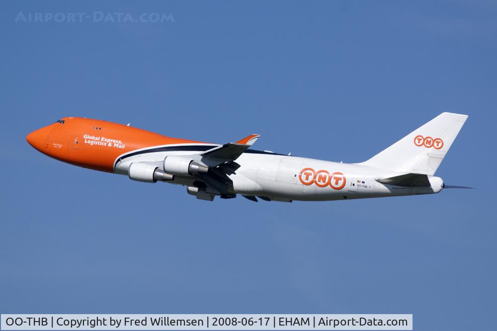 OO-THB, 2007 Boeing 747-4HAERF C/N 35234, TNT