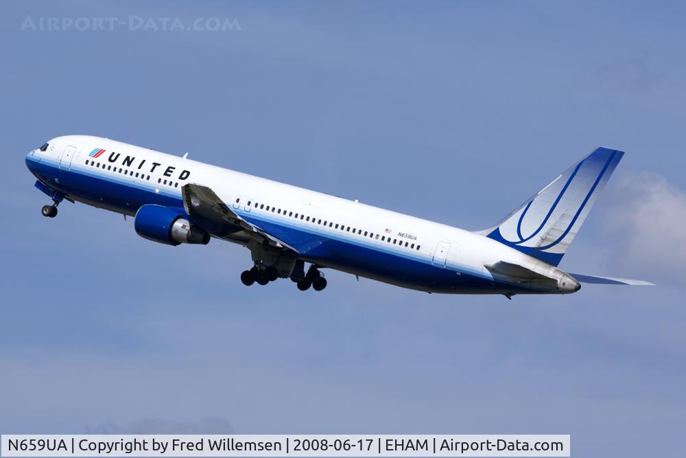 N659UA, 1993 Boeing 767-322 C/N 27114, UNITED