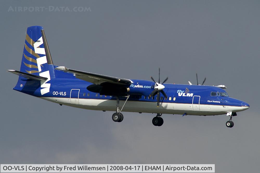 OO-VLS, 1987 Fokker 50 C/N 20109, VLM