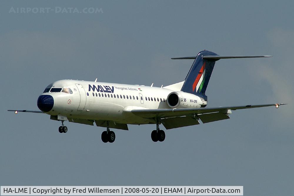 HA-LME, 1996 Fokker 70 (F-28-0070) C/N 11575, MALEV
