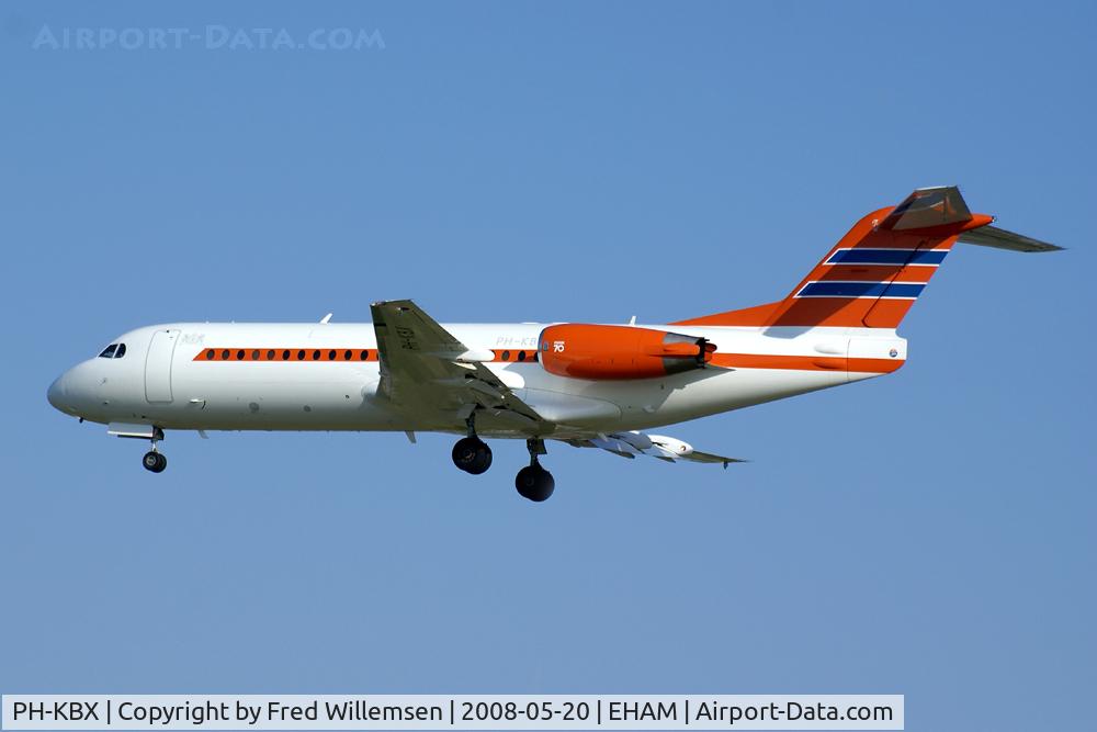PH-KBX, 1996 Fokker 70 (F-28-0070) C/N 11547, GOVERNMENT A/C