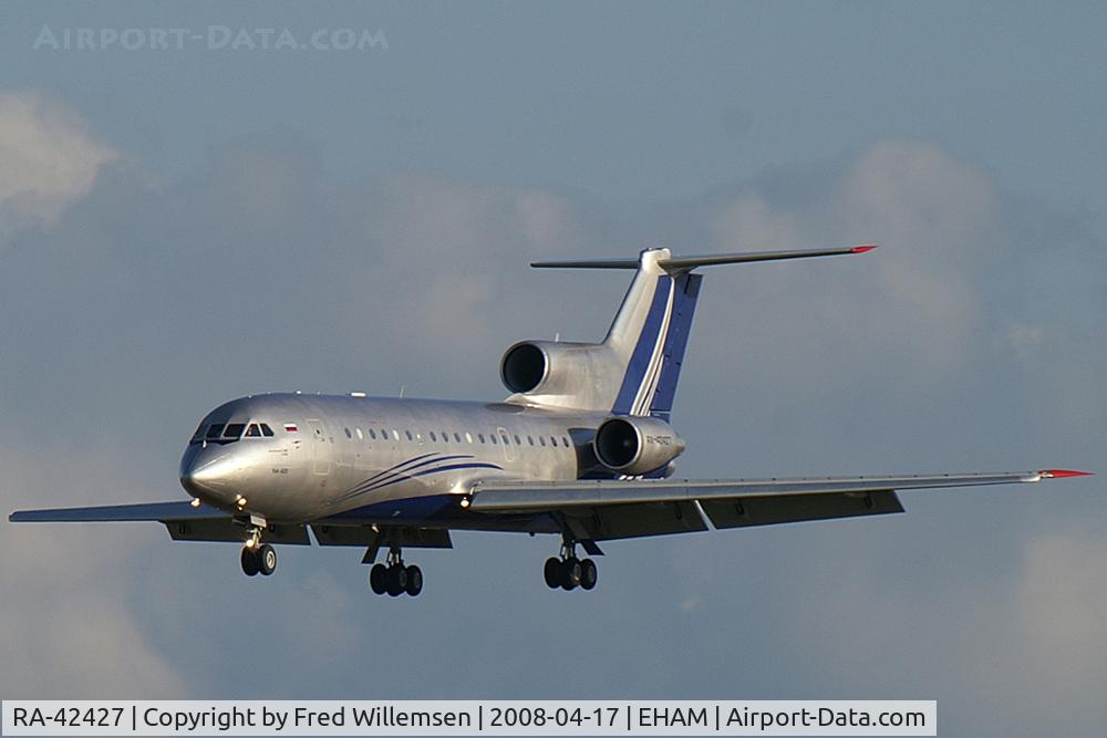 RA-42427, 1993 Yakovlev Yak-42D C/N 4520422305016, 