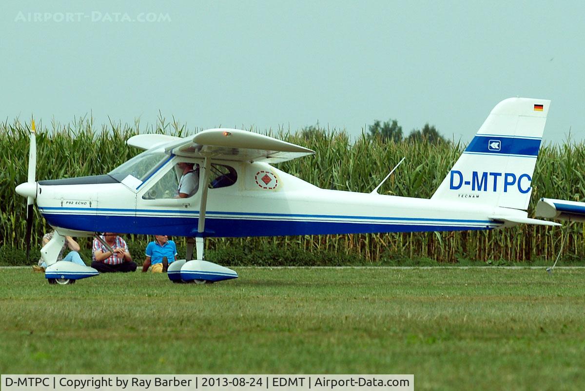 D-MTPC, Tecnam P-92 Echo C/N 175, Tecnam P.92 Echo [175] Tannheim~D 24/08/2013