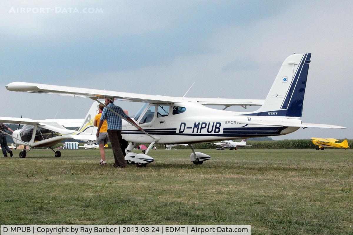 D-MPUB, 2007 Tecnam P-92 Echo Super C/N 1037, Tecnam P.92 Echo [1037] Tannheim~D 24/08/2013