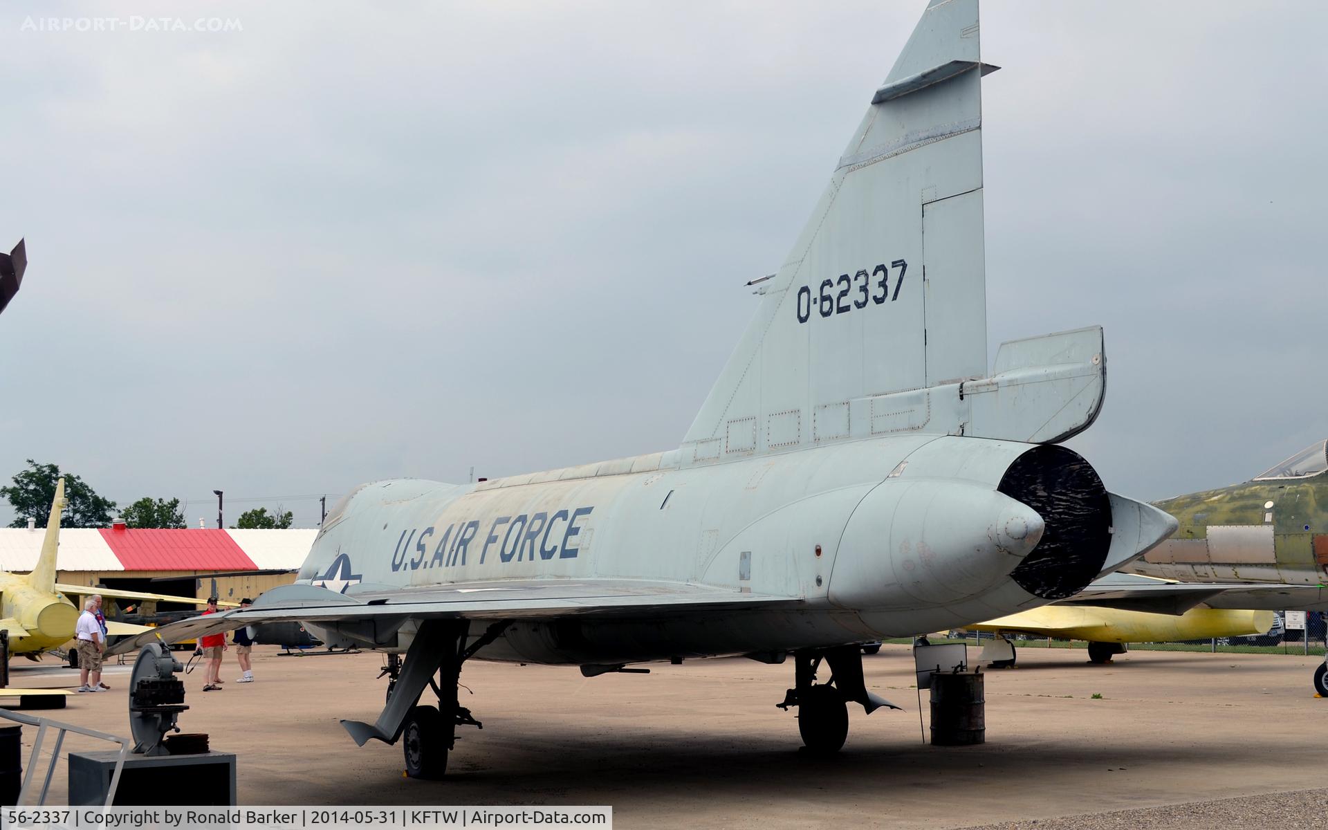 56-2337, 1956 Convair TF-102A Delta Dagger C/N Not found 56-2337, Two seat TF-102A at the Fort Worth Aviation Museum