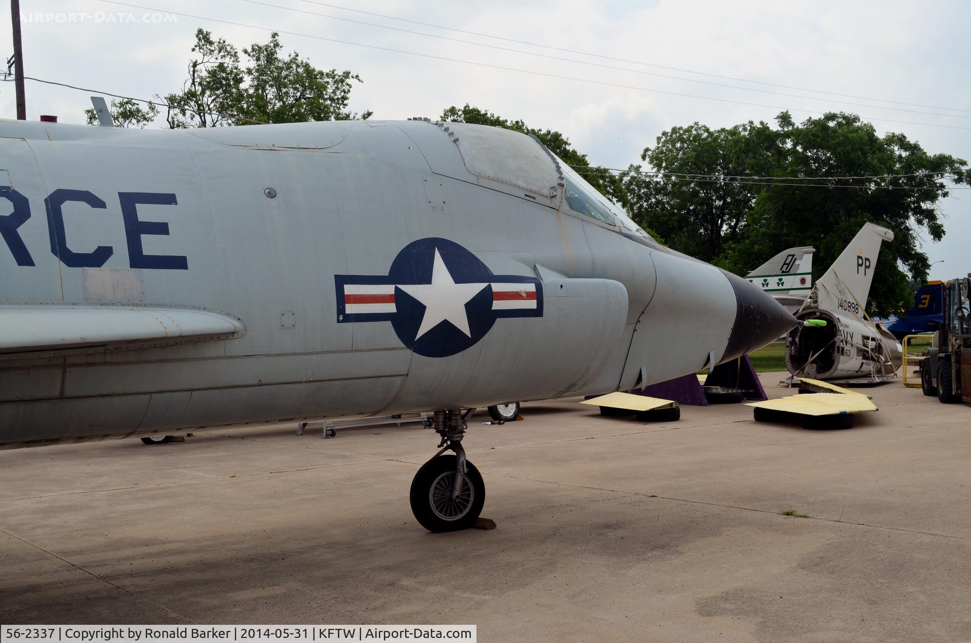56-2337, 1956 Convair TF-102A Delta Dagger C/N Not found 56-2337, Two Seat TF-102A Fort Worth Aviation Museum