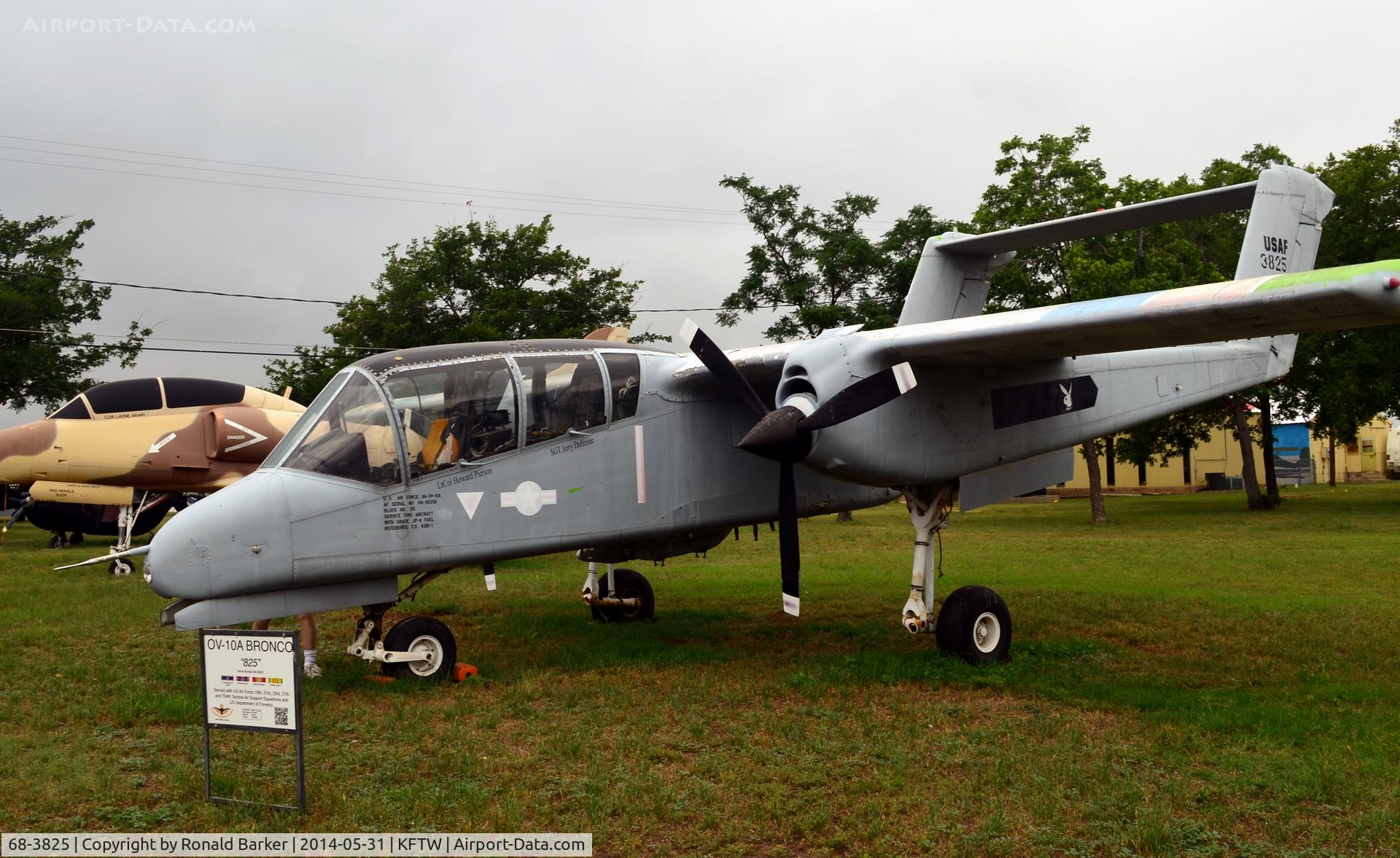 68-3825, 1968 North American Rockwell OV-10A Bronco C/N 321-151, Fort Worth Aviation Museum